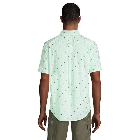Lands' End Traditional-Fit Essential Lightweight Poplin Button-Down Shirt - Picture 2 of 3